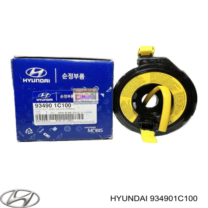 934901C100 Hyundai/Kia Anel AIRBAG de contato, cabo plano do volante