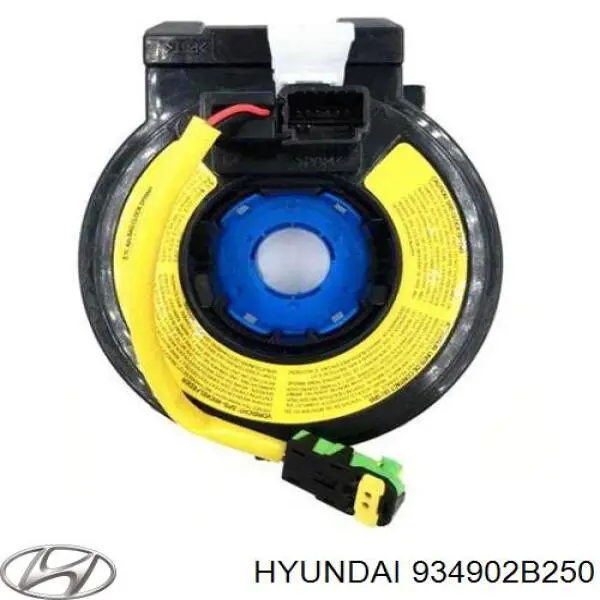 934902B250 Hyundai/Kia Anel AIRBAG de contato, cabo plano do volante