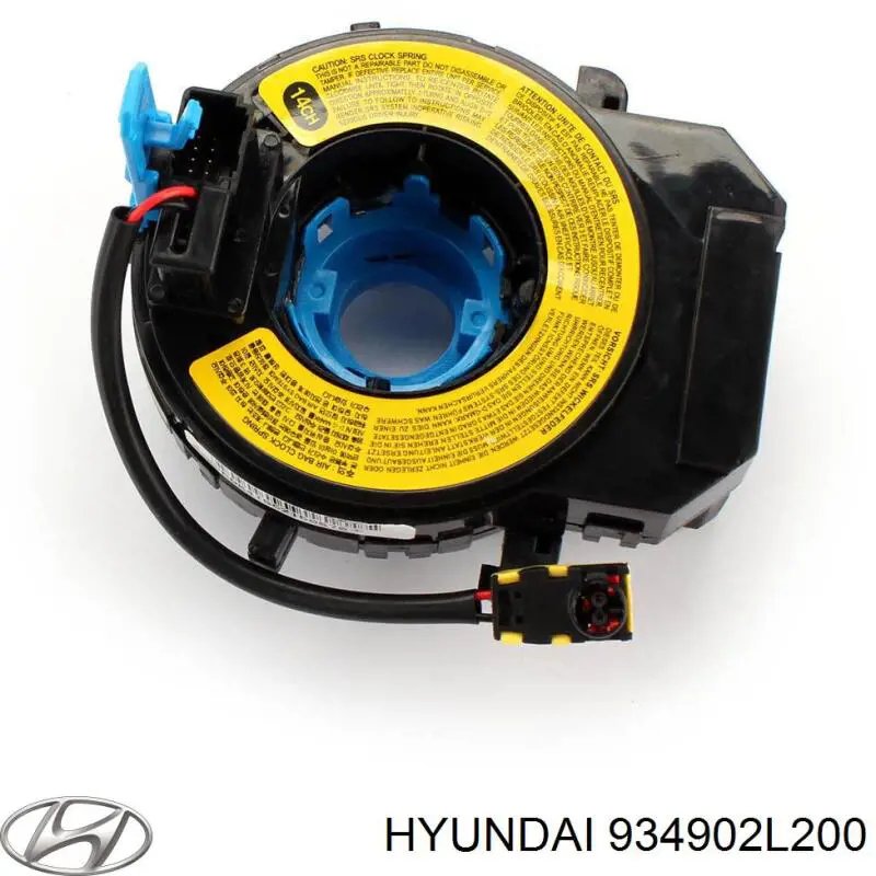 934902L200 Hyundai/Kia Anel AIRBAG de contato, cabo plano do volante
