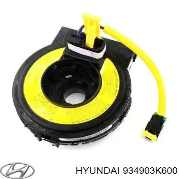 934903K600 Hyundai/Kia Anel AIRBAG de contato, cabo plano do volante
