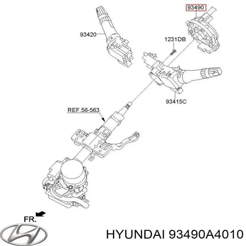 Anel AIRBAG de contato, cabo plano do volante Hyundai/Kia 93490A4010 preço, a partir de 34,70 EUR