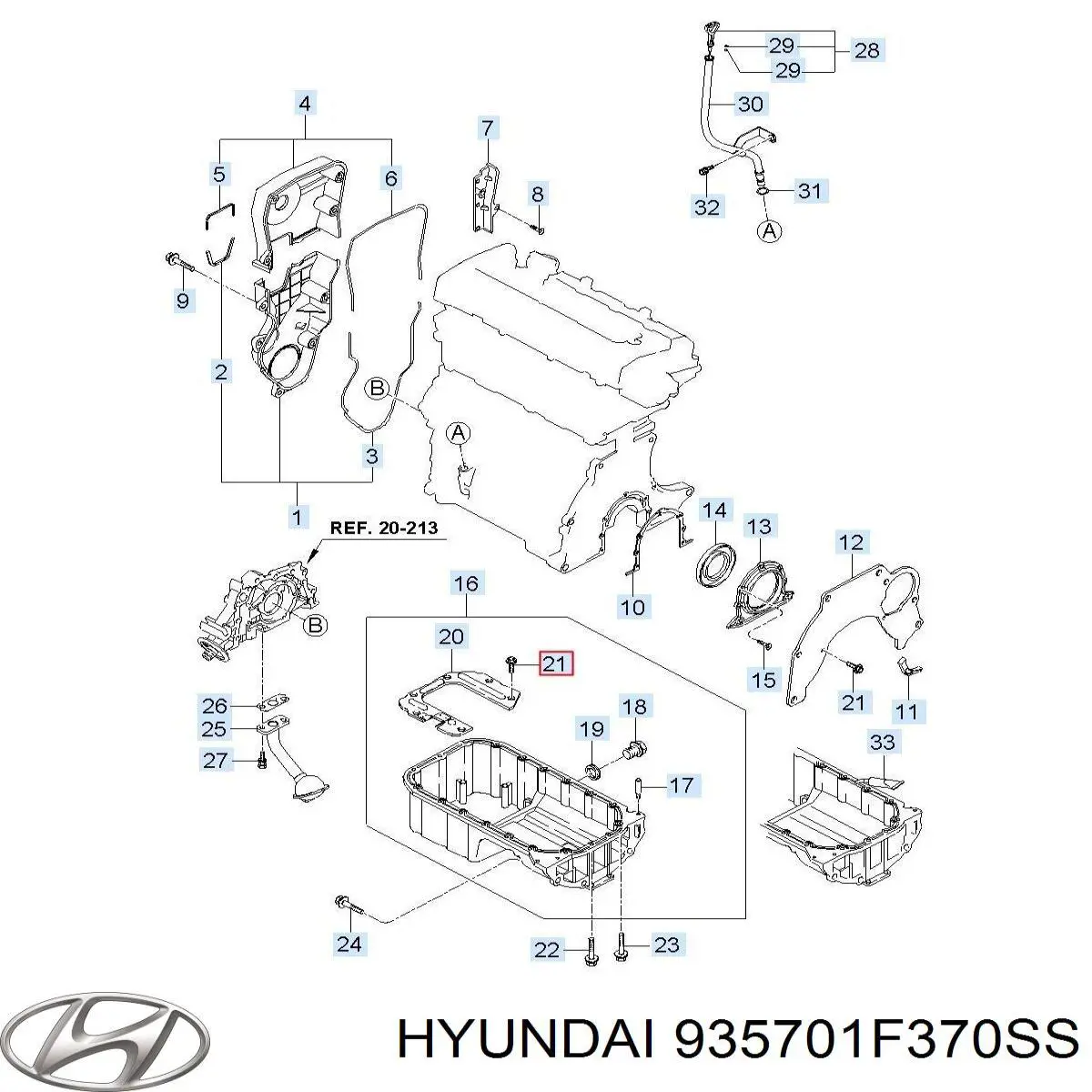 935701F370SS Hyundai/Kia 