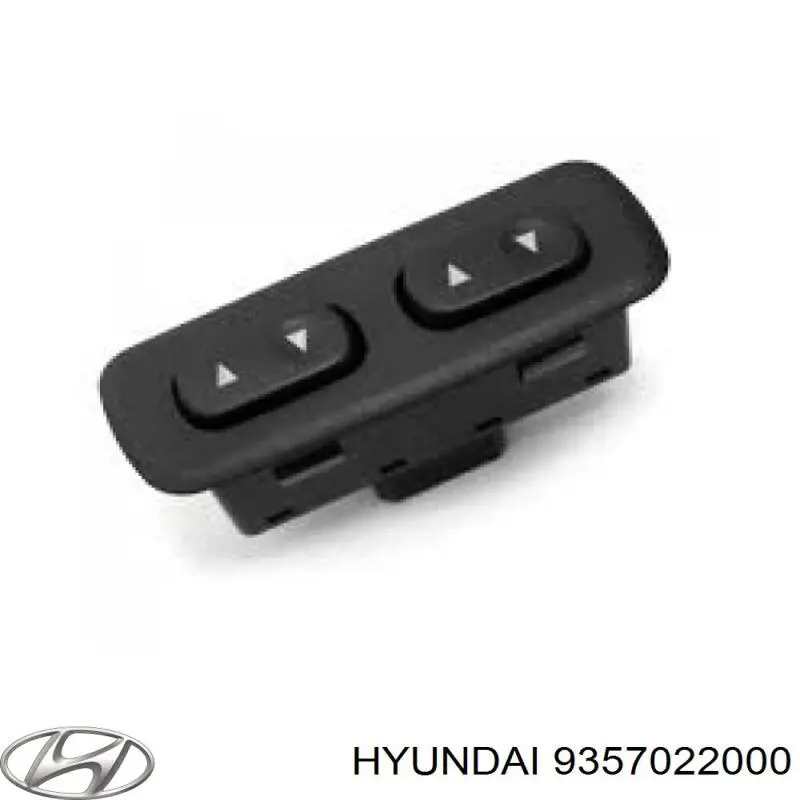 9357022000 Hyundai/Kia Unidade de botões dianteira esquerda de controlo de elevador de vidro