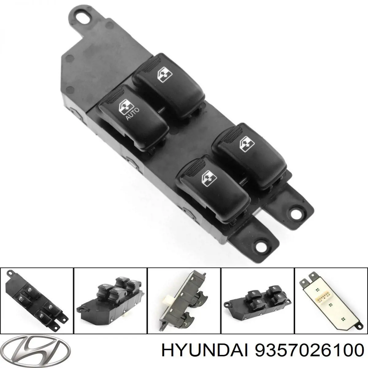 Unidade de botões dianteira esquerda de controlo de elevador de vidro Hyundai/Kia 9357026100 preço, a partir de 52,78 USD