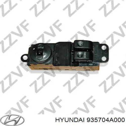 Compre 935704A000 Hyundai/Kia Unidade de botões dianteira esquerda de controlo de elevador de vidro