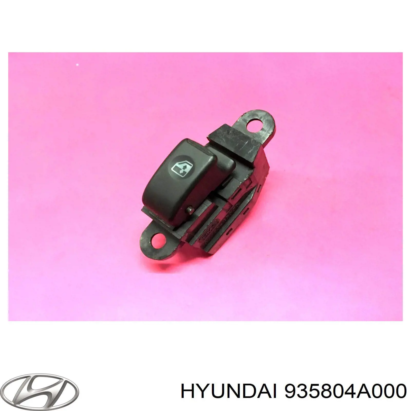 935804A000 Hyundai/Kia Botão dianteiro direito de ativação de motor de acionamento de vidro