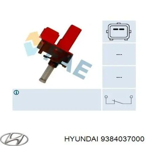 Sensor de ativação do sinal de parada FAE 24543 preço, a partir de 16,49 USD