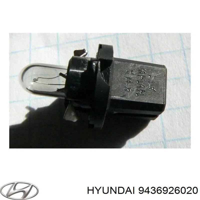 9436926020 Hyundai/Kia Lâmpada de painel (de painel de dispositivos)