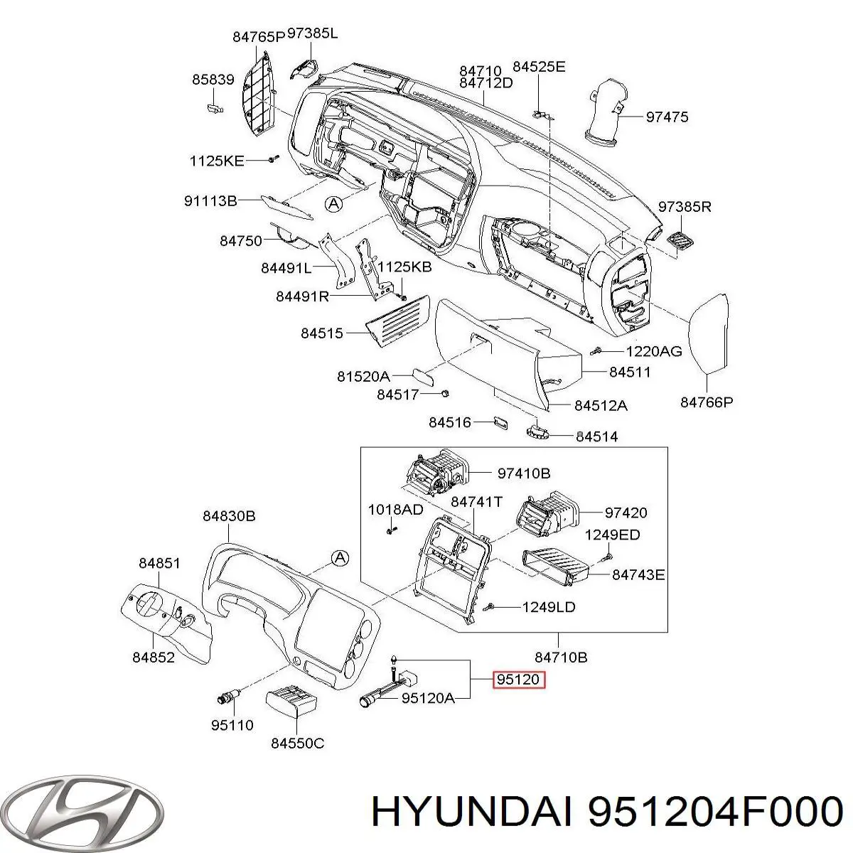 Compre 951204F000 Hyundai/Kia 