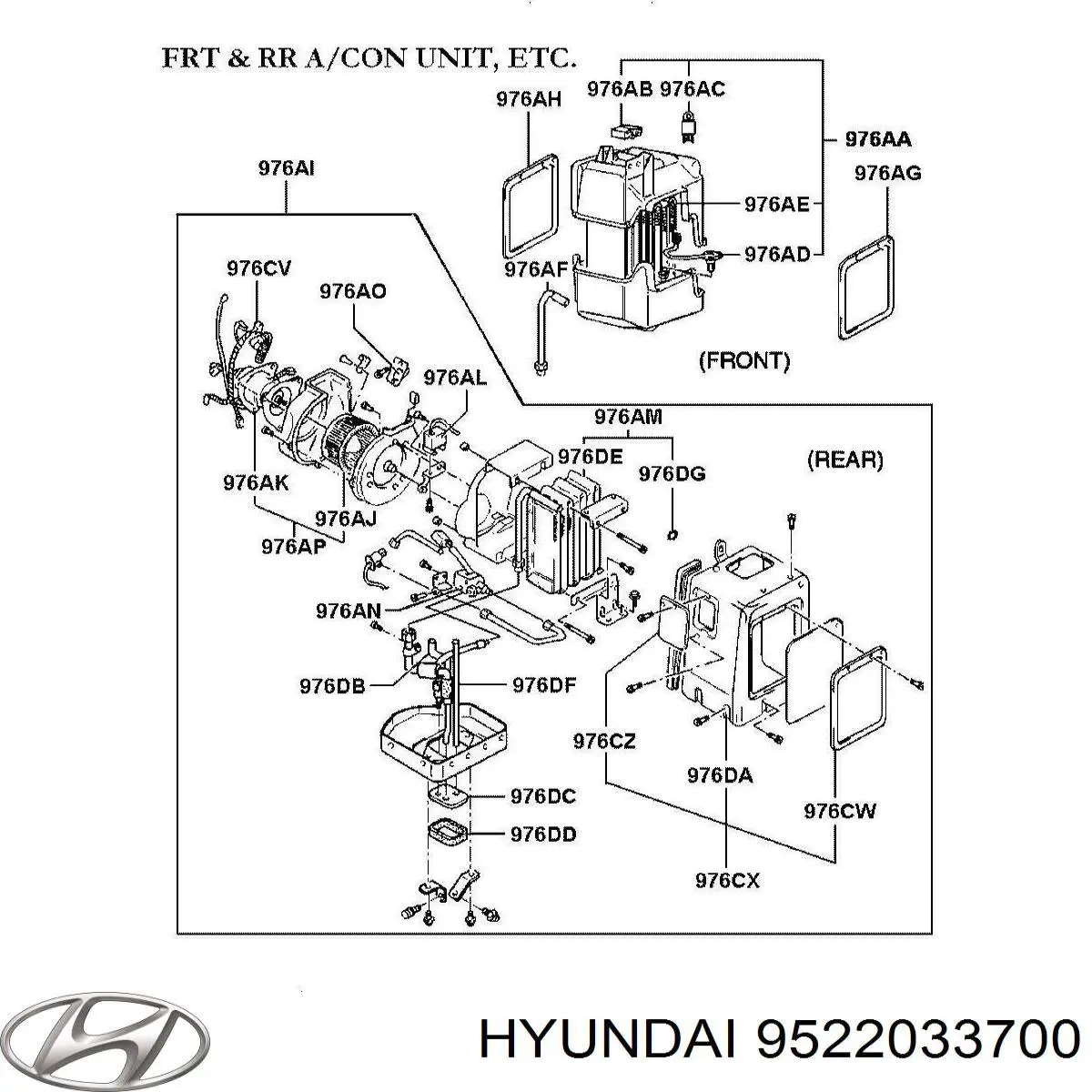 Relê elétrico multifuncional Hyundai/Kia 9522033800 preço, a partir de 29,48 USD