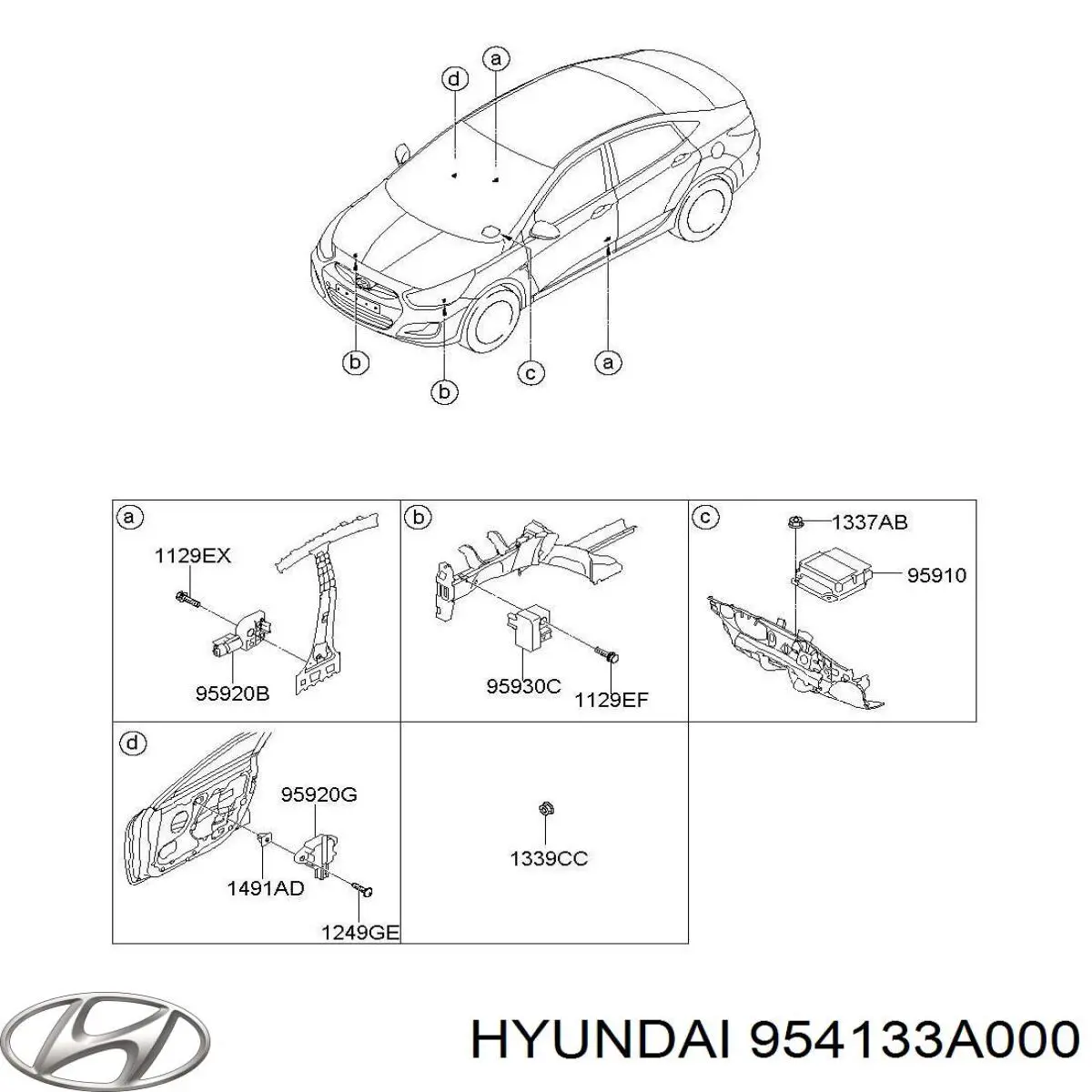 Compre 954133A000 Hyundai/Kia 