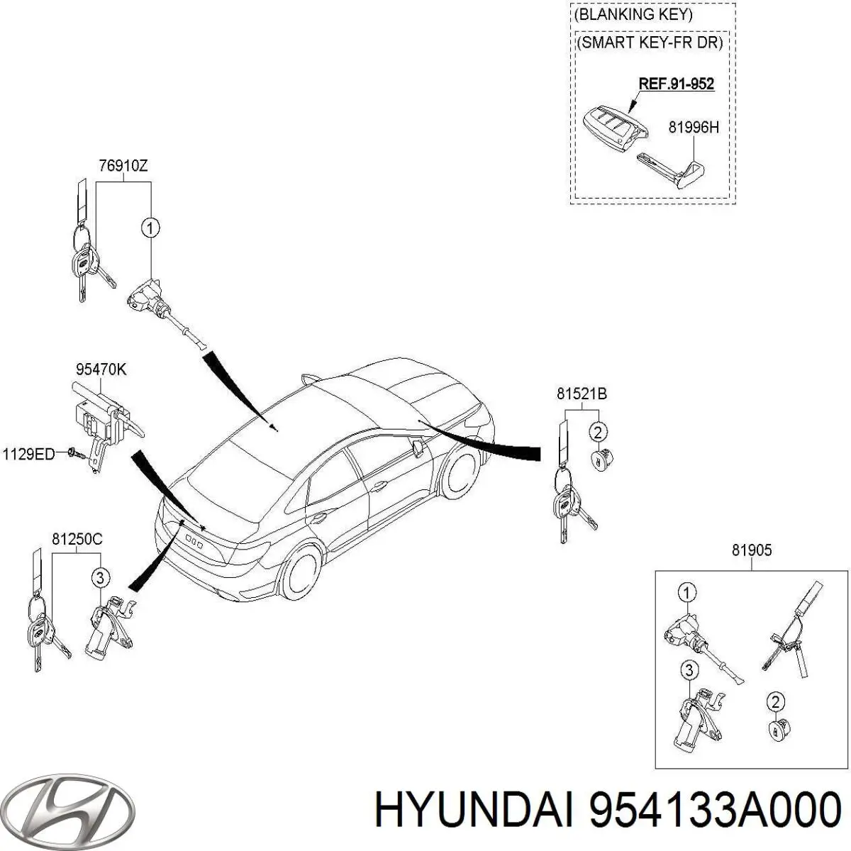  Hyundai/Kia 954133A000 preço, a partir de  USD