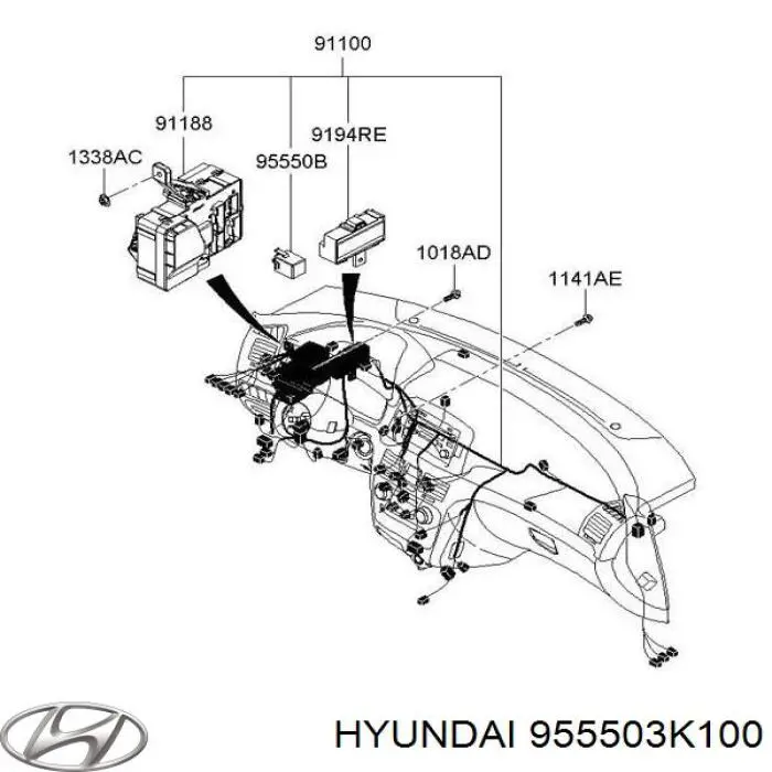 Relê de pisca-pisca Hyundai/Kia 955503K100 preço, a partir de 24,62 USD