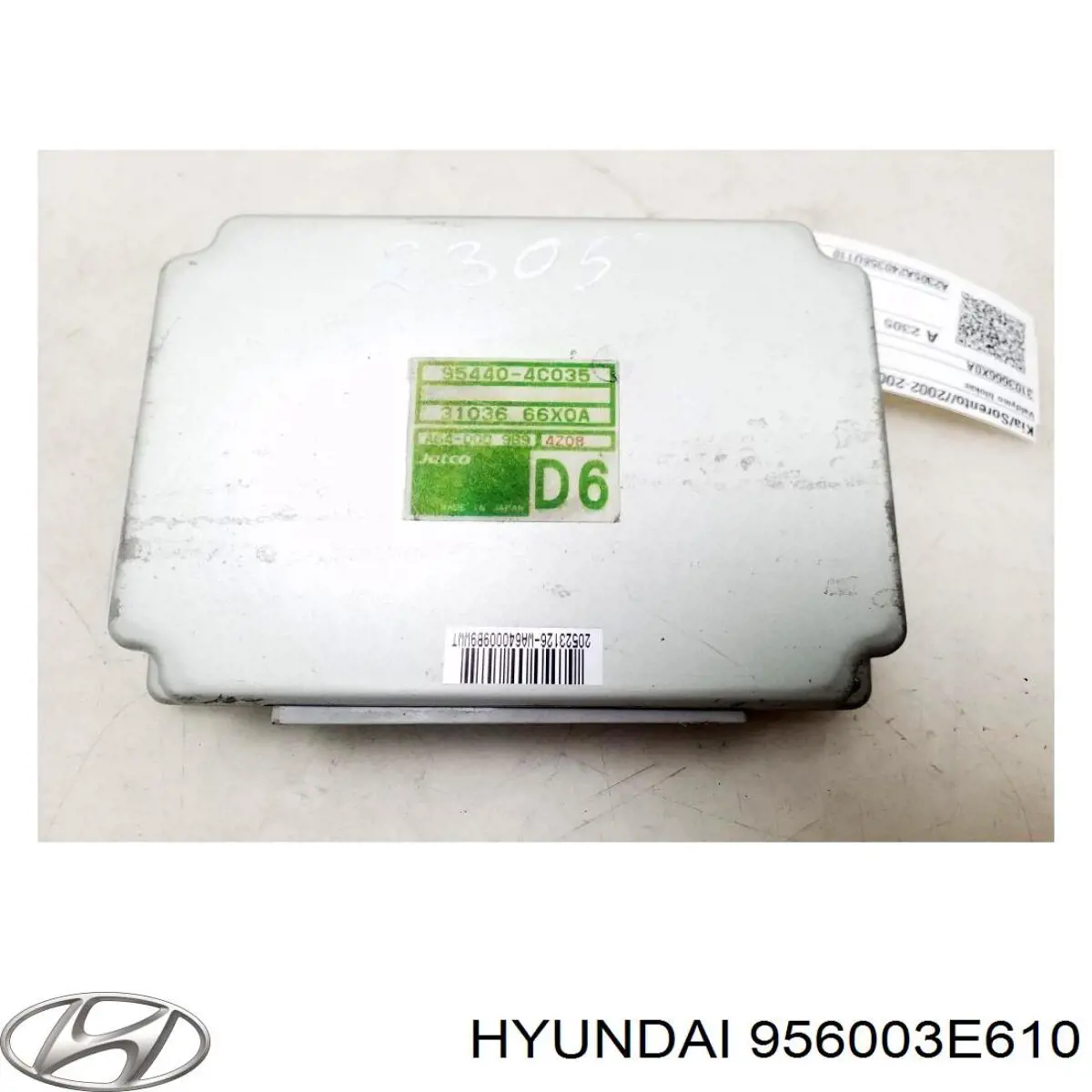  Hyundai/Kia 956003E600 preço, a partir de 54,48 USD
