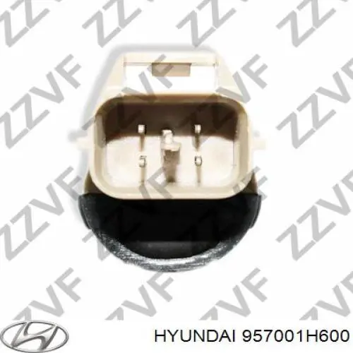 957001H600 Hyundai/Kia Sensor de sinalização de estacionamento (sensor de estacionamento) dianteiro/traseiro central