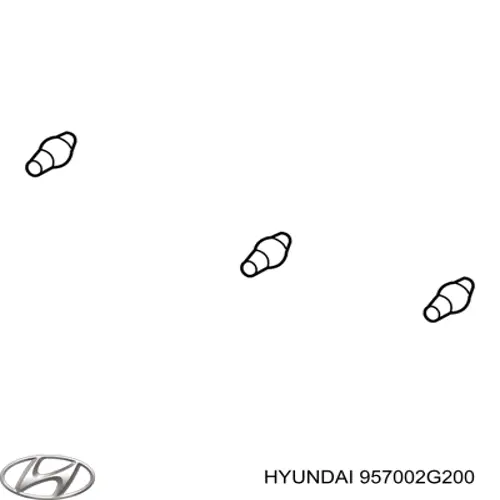 957002G200 Hyundai/Kia Sensor traseiro de sinalização de estacionamento (sensor de estacionamento)