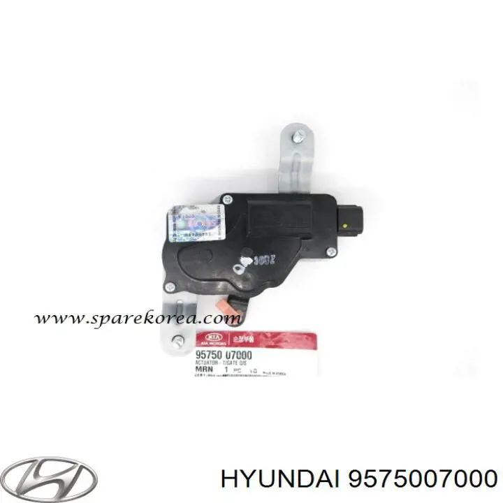 9575007000 Hyundai/Kia Motor acionador de abertura/fechamento de porta-malas (de 3ª/5ª porta traseira)