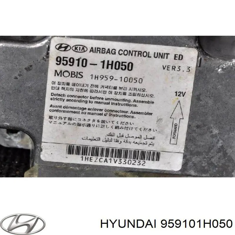 959101H050 Hyundai/Kia Módulo processador de controlo da bolsa de ar (Centralina eletrônica AIRBAG)