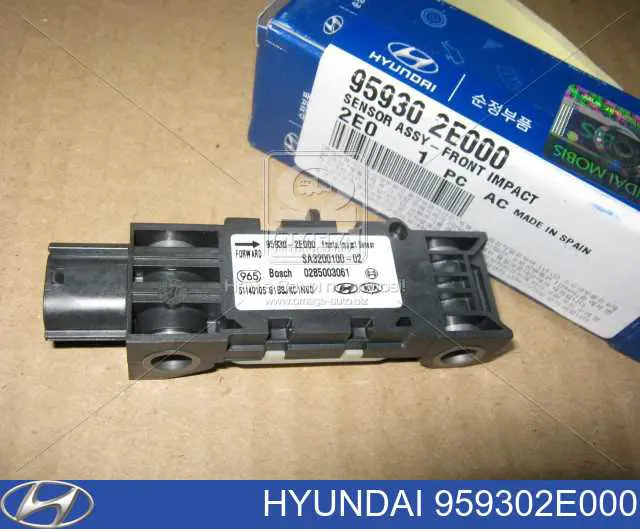 959302E000 Hyundai/Kia Módulo processador de controlo da bolsa de ar (Centralina eletrônica AIRBAG)