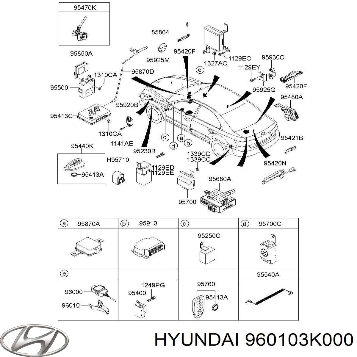 960103K000 Hyundai/Kia 