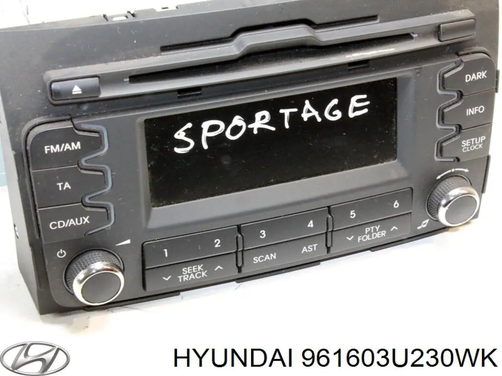 Aparelhagem de som (rádio AM/FM) Hyundai/Kia 961603U230WK preço, a partir de 105,56 USD