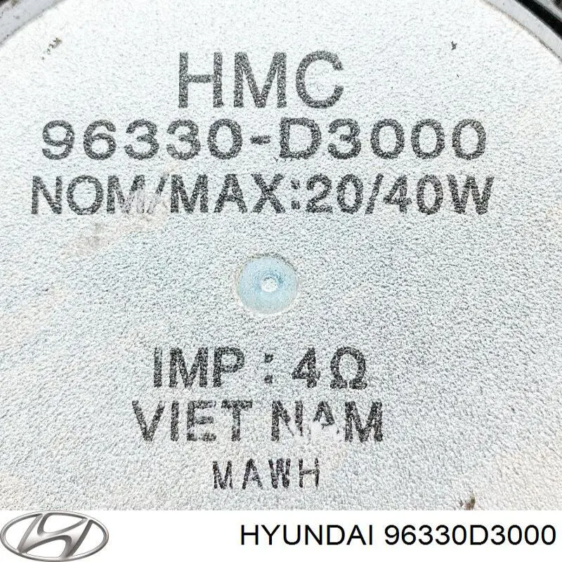 Alto-falante da porta dianteira Hyundai/Kia 96330D3000 preço, a partir de 73,24 USD