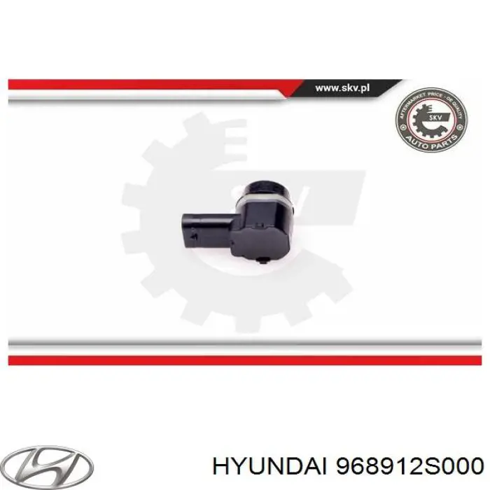 Sensor dianteiro de sinalização de estacionamento (sensor de estacionamento) Hyundai/Kia 968912S000 preço, a partir de 39,90 USD