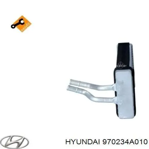 Radiador de forno (de aquecedor) Hyundai/Kia 970234A010 preço, a partir de 65,91 USD