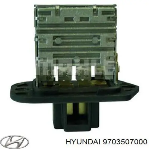 9703507000 Hyundai/Kia Resistor (resistência) de ventilador de forno (de aquecedor de salão)