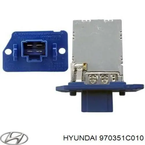 Resistor (resistência) de ventilador de forno (de aquecedor de salão) Hyundai/Kia 970351C010 preço, a partir de 45,14 USD