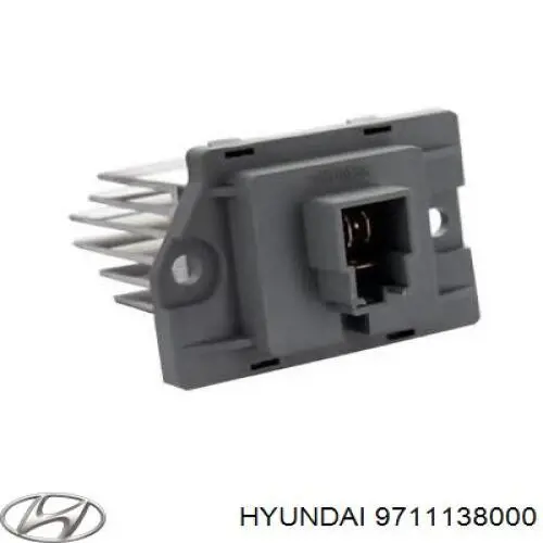 Resistor (resistência) de ventilador de forno (de aquecedor de salão) Hyundai/Kia 9711138000 preço, a partir de 37,46 USD