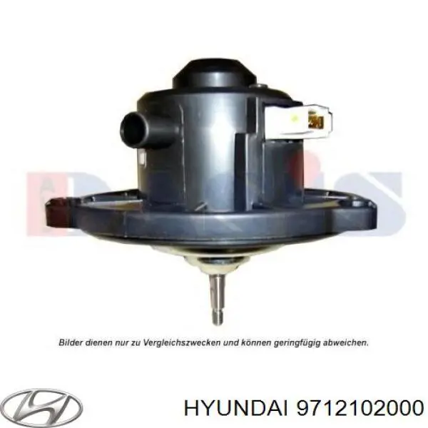 9712102000 Hyundai/Kia Motor de ventilador de forno (de aquecedor de salão)