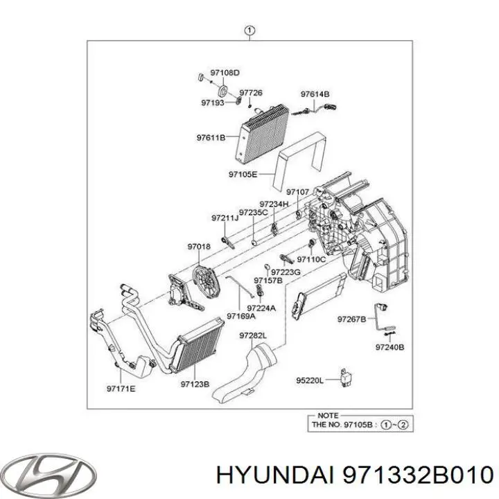 Compre 971332B010 Hyundai/Kia Filtro de salão