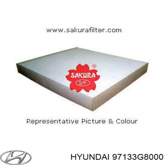 Filtro de salão Hyundai/Kia 97133G8000 preço, a partir de 16,97 USD