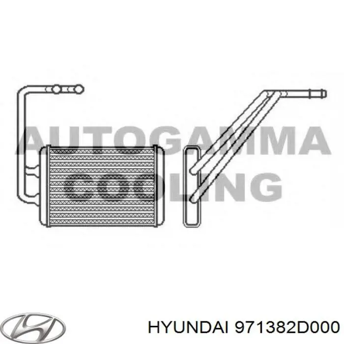 Compre 971382D000 Hyundai/Kia Radiador de forno (de aquecedor)