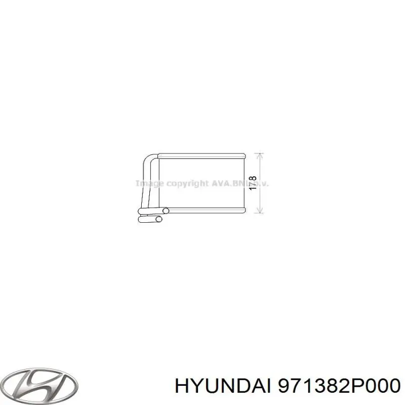 Radiador de forno (de aquecedor) KIA Sorento II XM