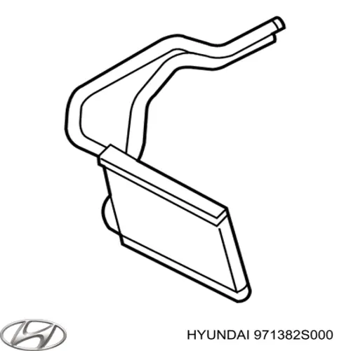 Radiador de forno (de aquecedor) Hyundai/Kia 971382S000 preço, a partir de 70,96 USD