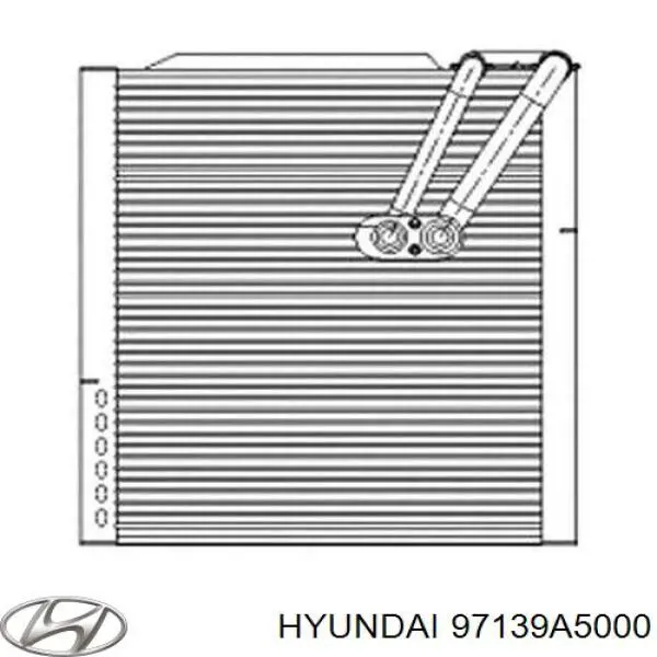 Vaporizador de aparelho de ar condicionado Hyundai/Kia 97139A5000 preço, a partir de 131,22 USD