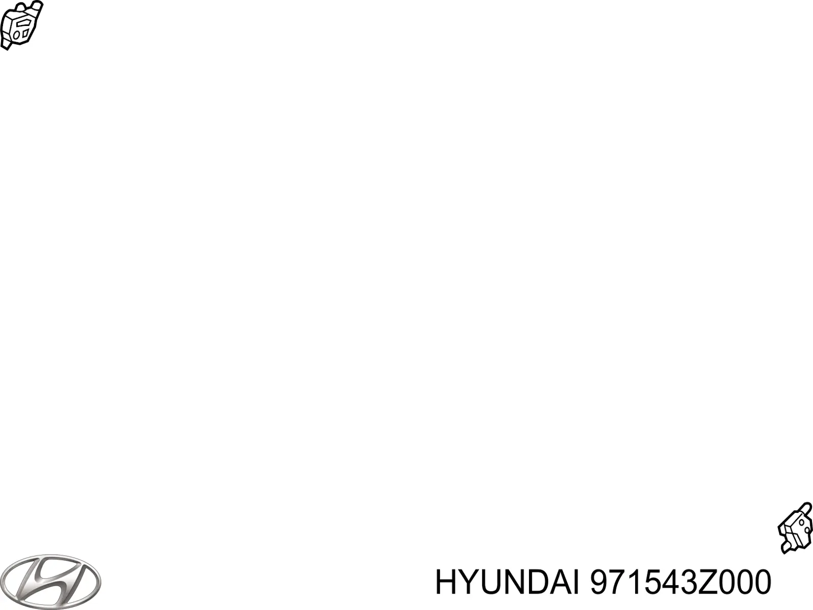 Acionamento de comporta de forno Hyundai/Kia 971543Z000 preço, a partir de 41,73 USD