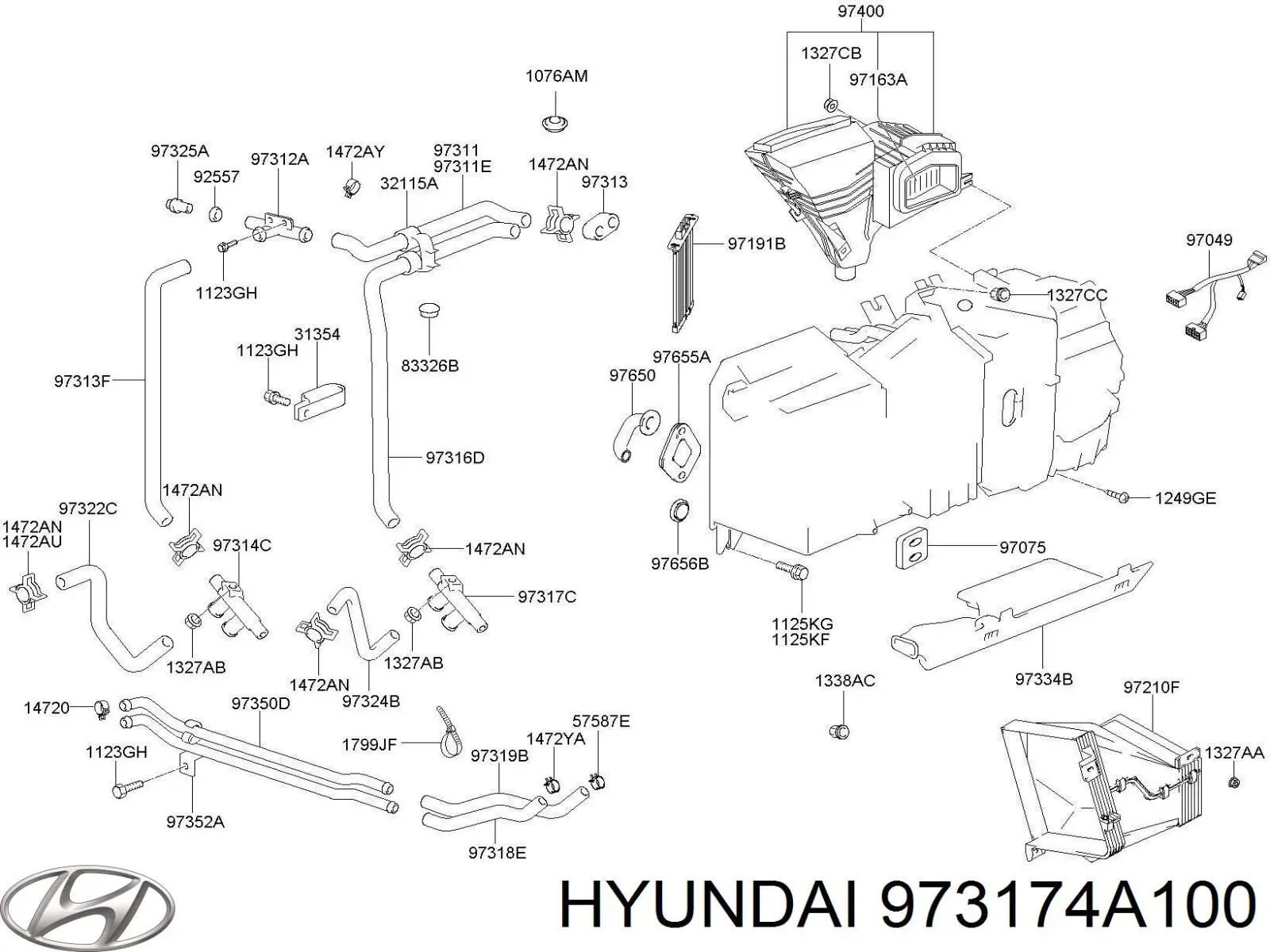  Hyundai/Kia 973174A100 preço, a partir de 8,13 USD
