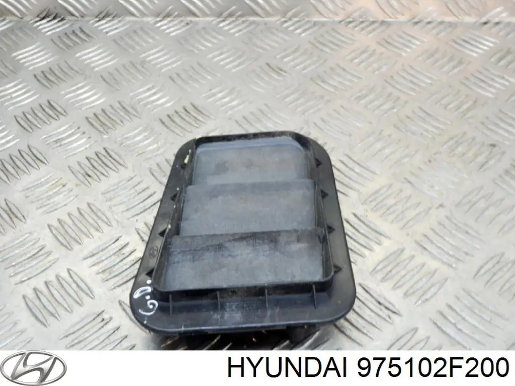 975102F200 Hyundai/Kia Grelha traseira direita de ventilação de salão
