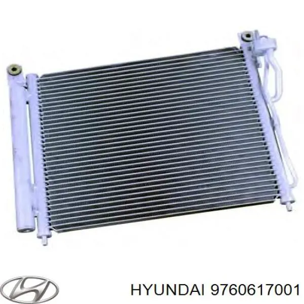 9760617001 Hyundai/Kia Radiador de aparelho de ar condicionado