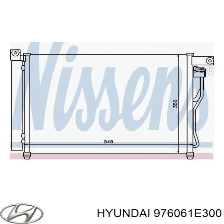 Compre 976061E300 Hyundai/Kia Radiador de aparelho de ar condicionado
