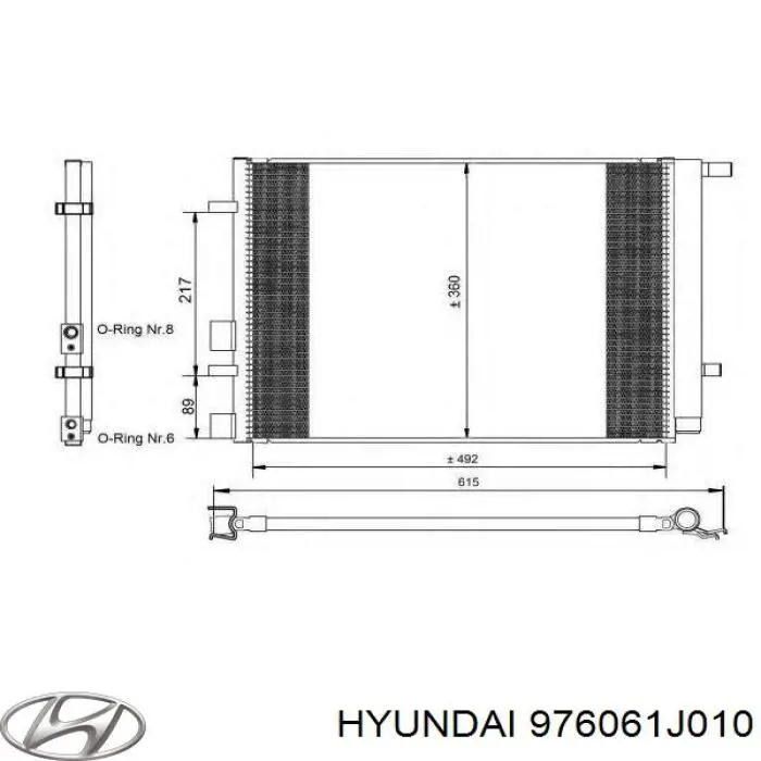 Radiador de aparelho de ar condicionado Hyundai/Kia 976061J010 preço, a partir de 99,16 USD