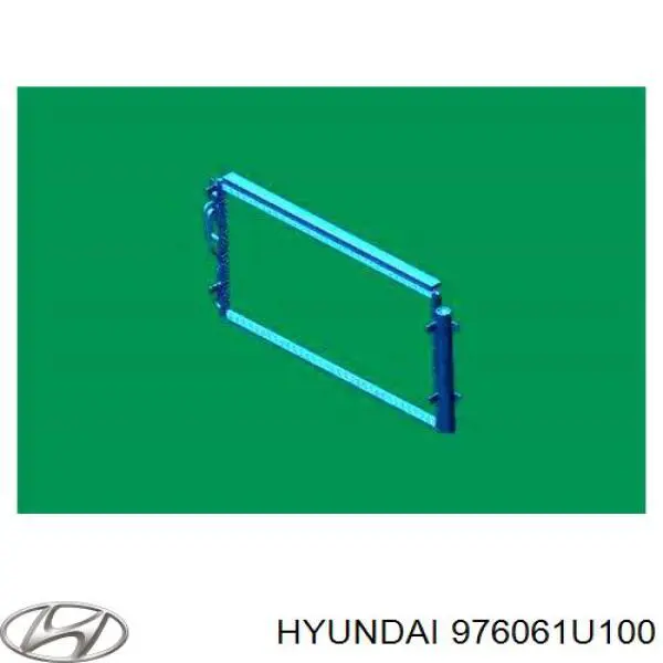 976061U100 Hyundai/Kia Radiador de aparelho de ar condicionado