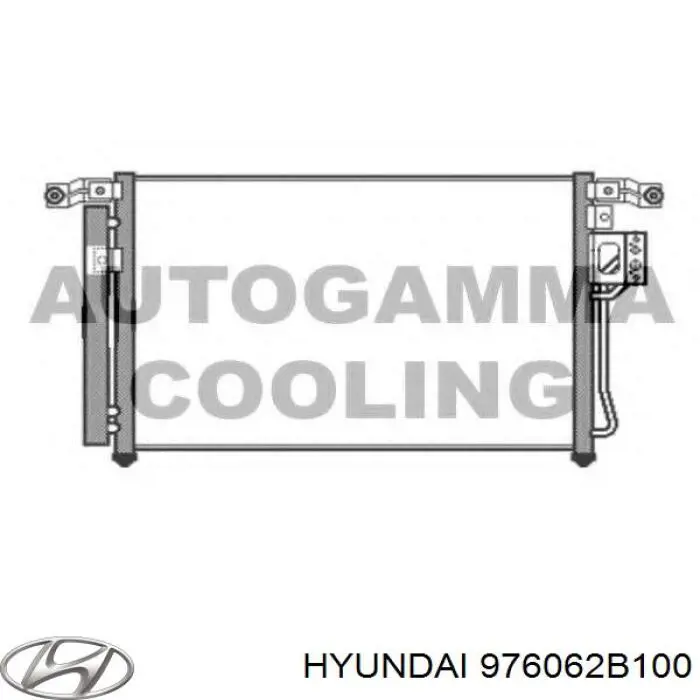 Compre 976062B100 Hyundai/Kia Radiador de aparelho de ar condicionado