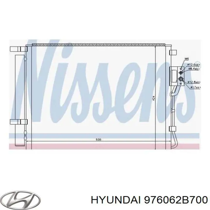 Radiador de aparelho de ar condicionado Hyundai/Kia 976062B700 preço, a partir de 107,81 USD