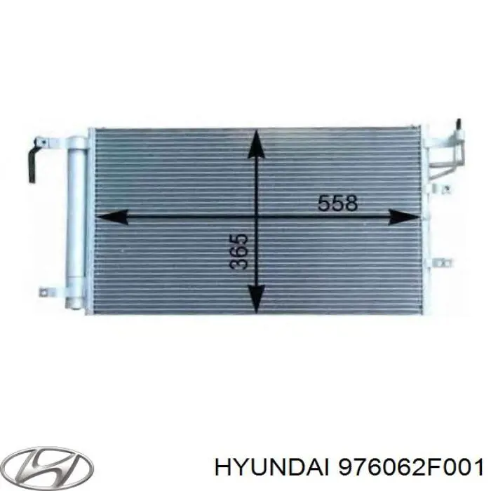 976062F001 Hyundai/Kia Radiador de aparelho de ar condicionado
