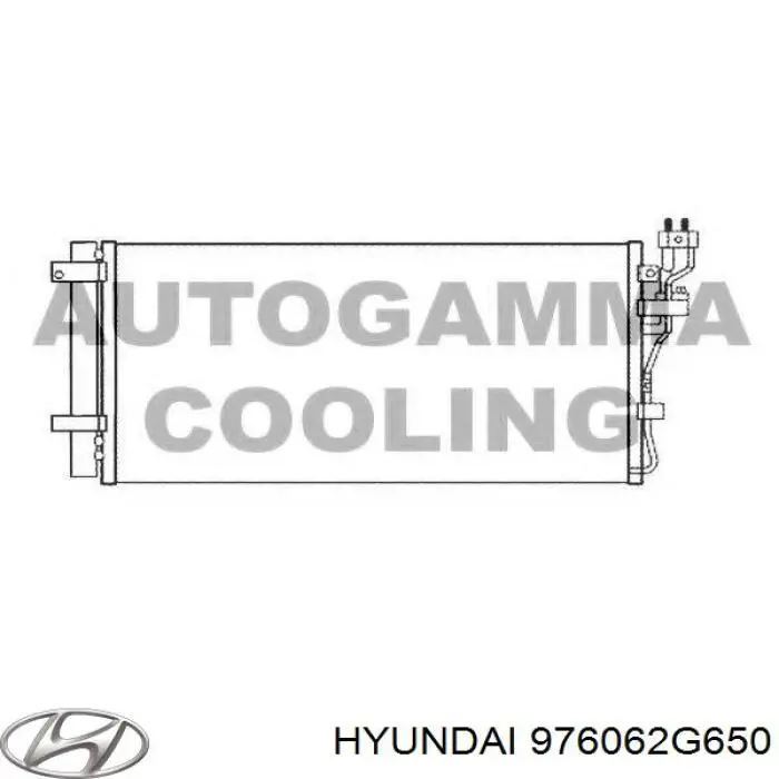 Compre 976062G650 Hyundai/Kia Radiador de aparelho de ar condicionado
