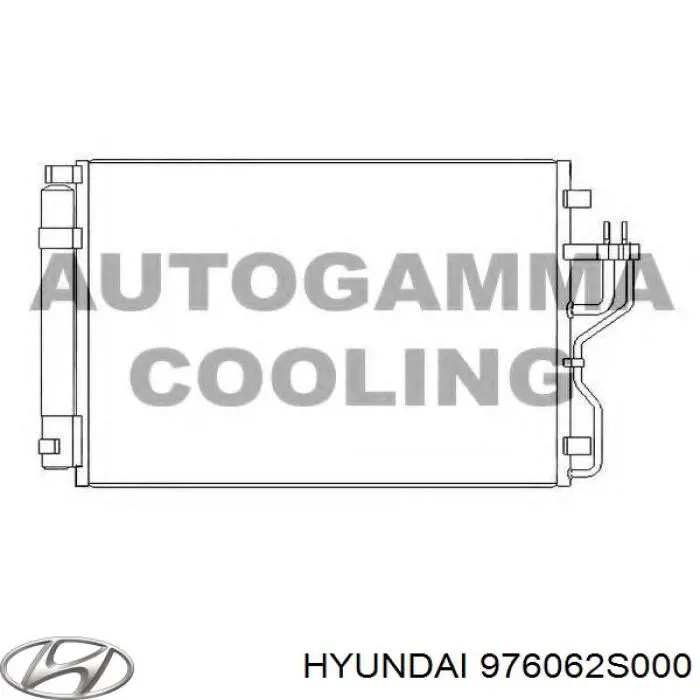 Radiador de aparelho de ar condicionado Hyundai/Kia 976062S000 preço, a partir de 107,66 USD